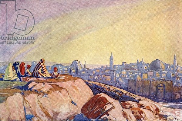 View of Jerusalem seen from Golgotha, c.1910