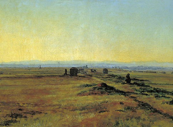 Аппиева дорога при закате солнца. 1845