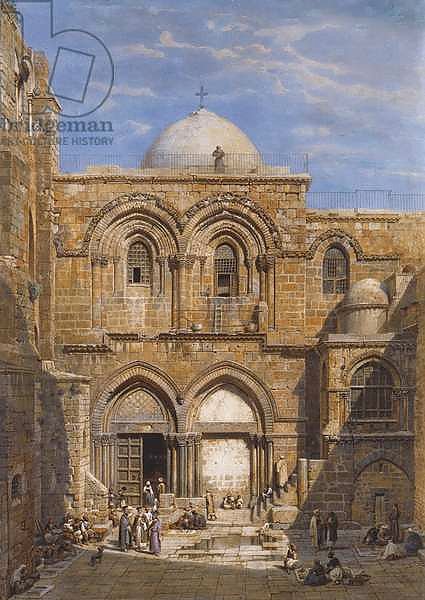 The Church of the Holy Sepulchre, Jerusalem, 1862