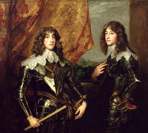 Prince Charles Louis Elector Palatine and his Brother, Prince Rupert of the Palatinate, 1637