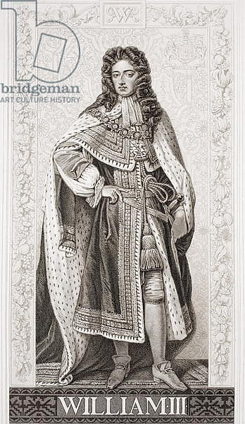 William III from `Illustrations of English and Scottish History' Volume II