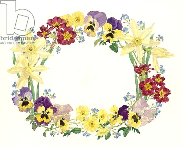 Spring Flower Oval, 1995