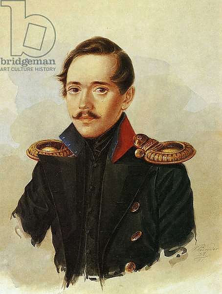 Portrait of Mikhail Lermontov, c.1838