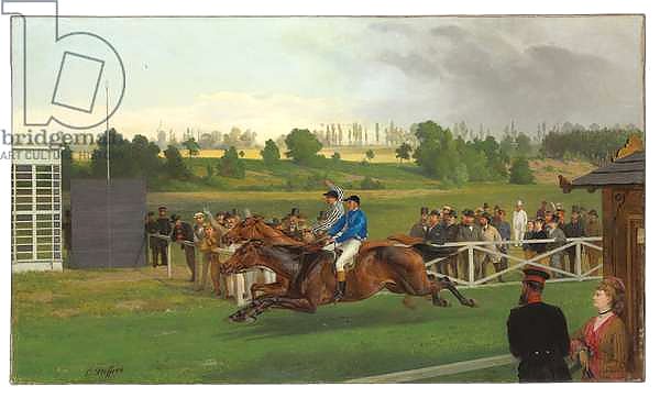 The Finish, Hoppegarten, Berlin, 15 June 1873, 1874