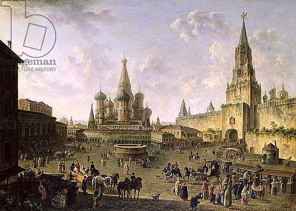 Red Square, Moscow, 1801
