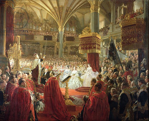 The Coronation of King William I in Koenigsberg in 1861, c.1861/65