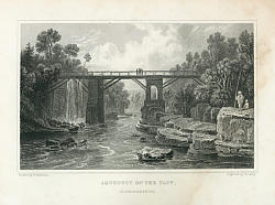 Постер Aqueduct on the Taff. Glamorganshire