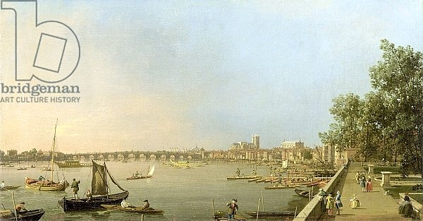 The Thames from the Terrace of Somerset House, c.1750