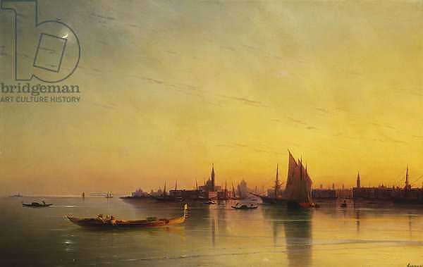 Venice from the Lagoon at Sunset, 1873