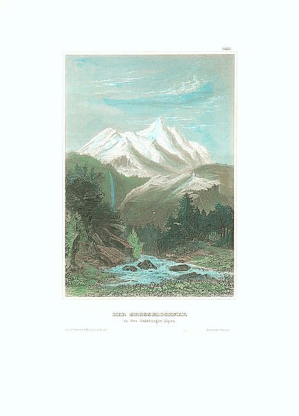 Der Grossglockner in den Salzburger Alpen 1