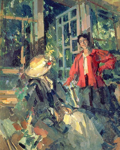 At the Window, 1919