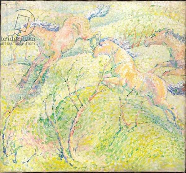 Jumping Horses, 1910