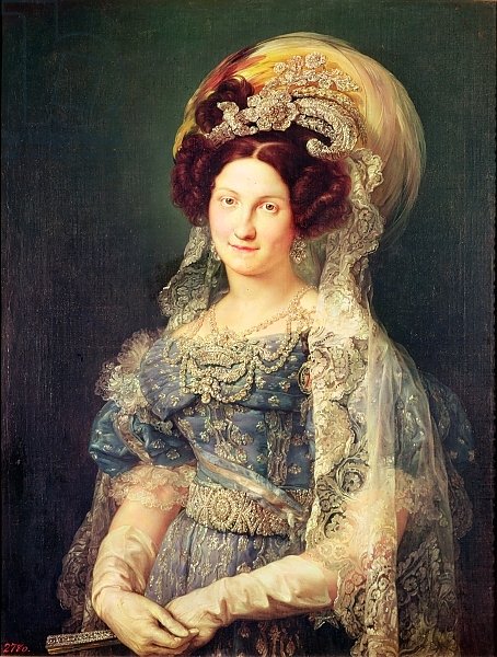 Maria Christina de Bourbon-Sicile Queen of Spain, c.1829