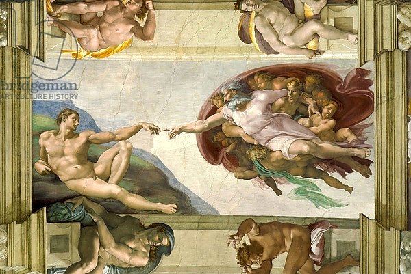 Sistine Chapel Ceiling: Creation of Adam, 1510 3