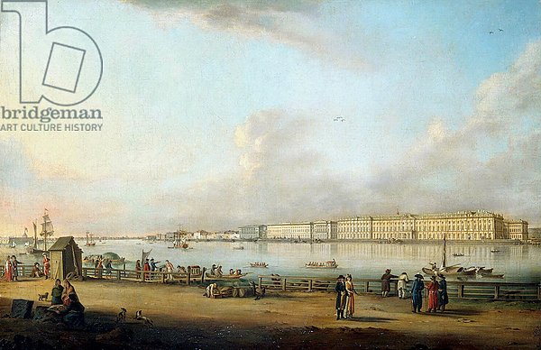 View of the Winter Palace from Vasilyevsky Island, 1796