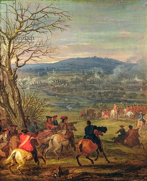 Louis XIV in Battle near Mount Cassel, 11th April 1677, c.1678