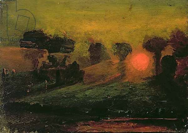Sunset through Trees, c.1855