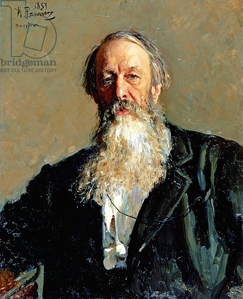Portrait of Vladimir Stasov, 1883