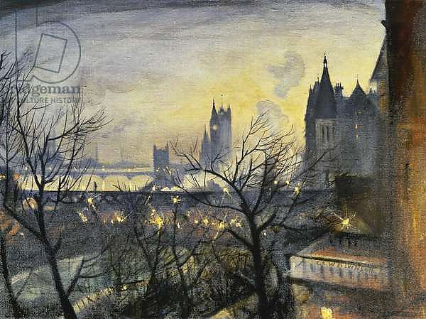 London Twilight from the Adelphi,