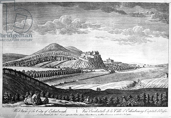 West View of the City of Edinburgh, 1753