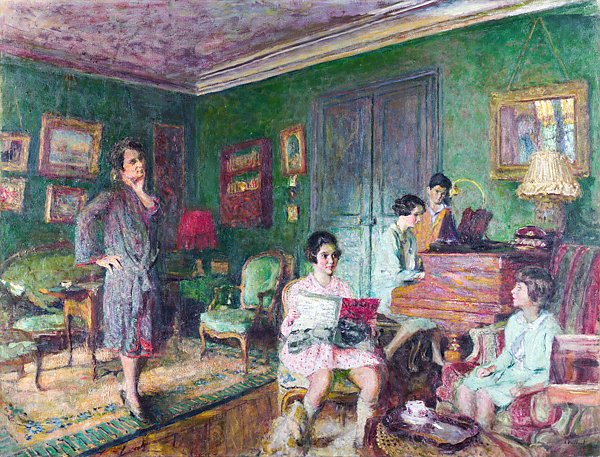 Мадам Андре Вормсер и ее дети