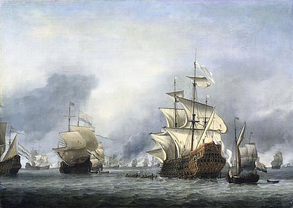 De verovering van het Engelse admiraalschip de 'Royal Prince'