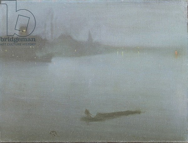 Thames - Nocturne in Blue and Silver, c.1872/8