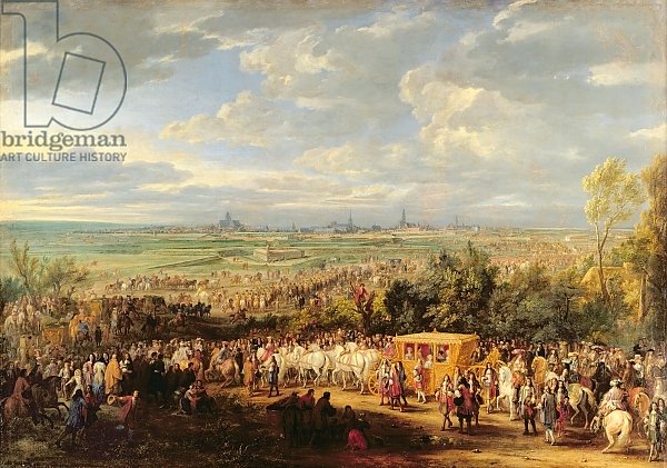 The Entry of Louis XIV and Marie-Therese of Austria in to Arras, 30th July 1667, c.1685
