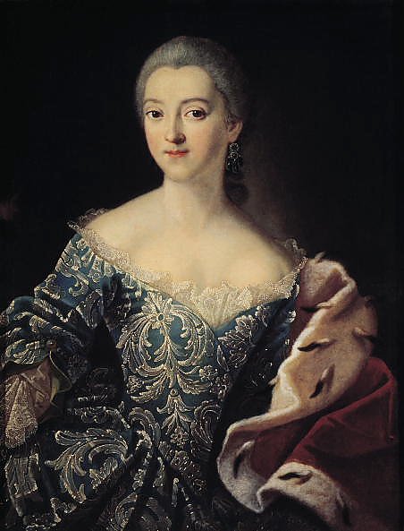 Портрет княгини Екатерины Александровны Лобановой-Ростовской. 1754.