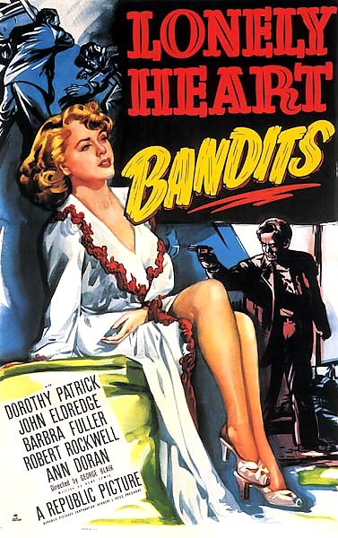 Film Noir Poster - Lonely Heart Bandits