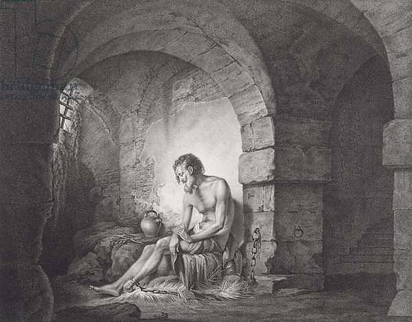 The Captive, engraved by Thomas Ryder 1786