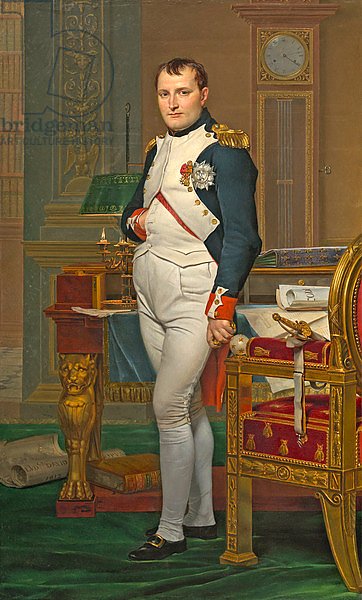 The Emperor Napoleon in His Study at the Tuileries, 1812