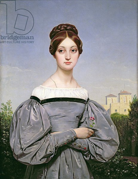 Portrait of Louise Vernet Daughter of the Artist