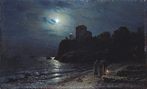 Moonlight on the Edge of a Lake, 1870