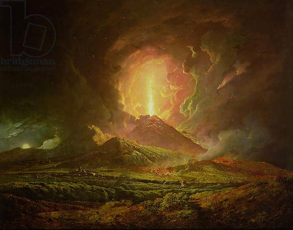 An Eruption of Vesuvius, seen from Portici, c.1774-6