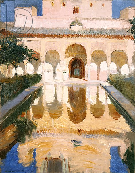 Hall of the Embassadors, Alhambra, Granada, 1909