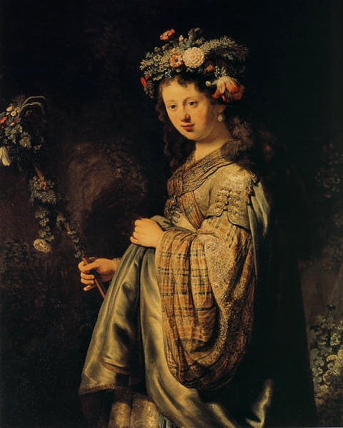Флора (портрет Саскии в виде Флоры)