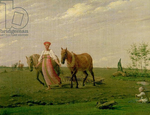 Ploughing in Spring, 1820s