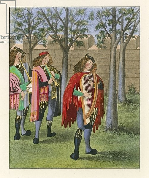 Minstrels, c 1480