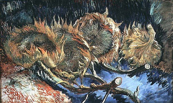 Four Withered Sunflowers, 1887