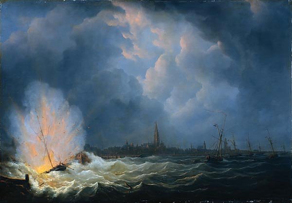De ontploffing voor Antwerpen van kanonneerboot nr 2 onder commando van Jan van Speijk
