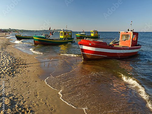 Рыбацкие лодки в Сопоте, Польша