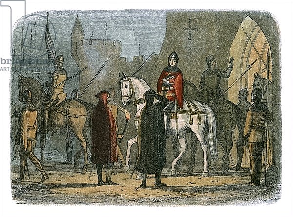 King Henry V marches out against the Lollards