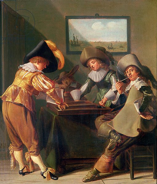 Backgammon Players, 17th century