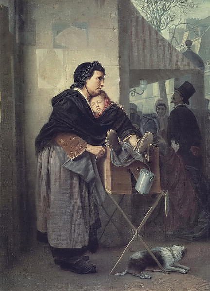 Парижская шарманщица. 1864