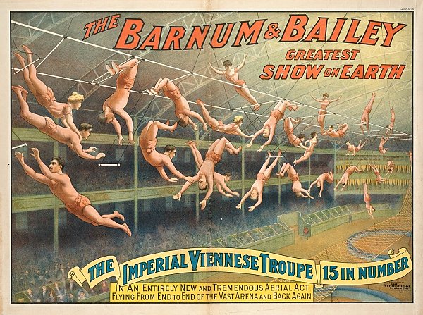 The Barnum; Bailey greatest show on earth : The imperial Viennese troupe, 15 in number