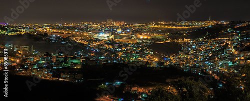 Ночная панорама Иерусалима