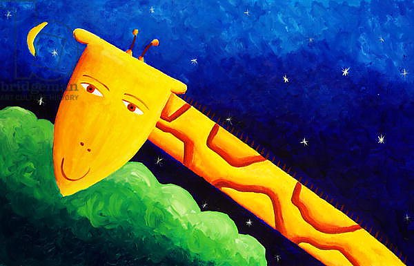 Giraffe and Moon, 2002