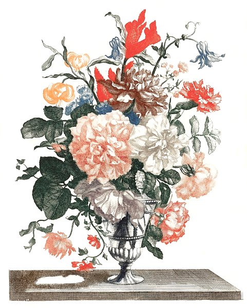 Цветы в стеклянной вазе (1688-1698)