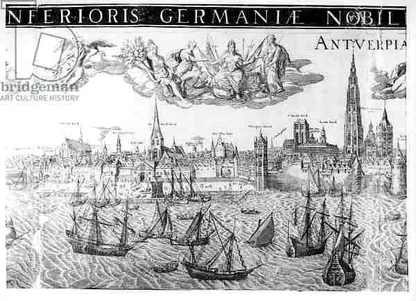 Town Plan of Antwerp, 1549